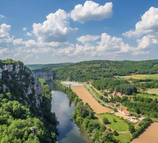 Paysage Saint-Cirq-Lapopie